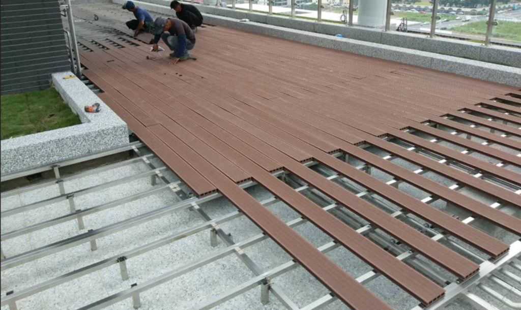 We supply Wood plastic Synthetic (WPS) outdoor materials (WPC decking ...