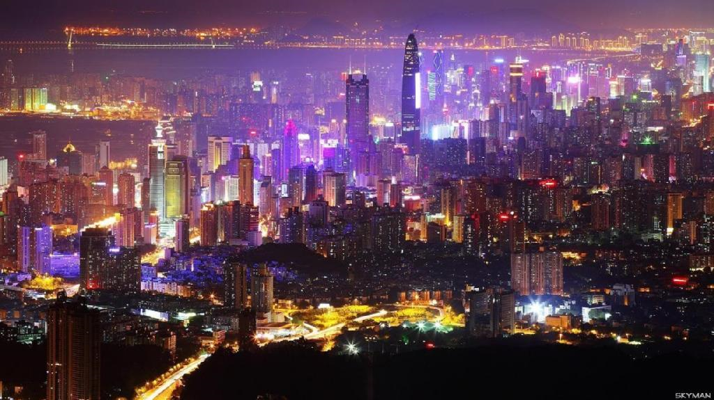 Shenzhen is a beautiful and young city in China.