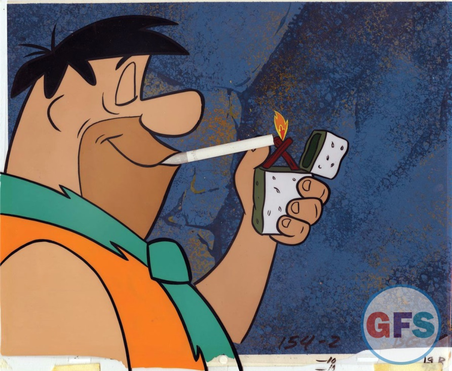 1960s and 1970s cartoon figures smoked and drank on television.