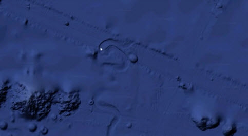 The movement of the orb is unusual and does not match the undersea movement near the Lapulapu ridge near Saipan.