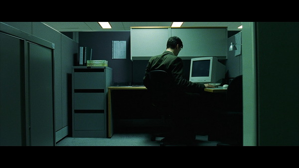 Cubicle from the matrix.