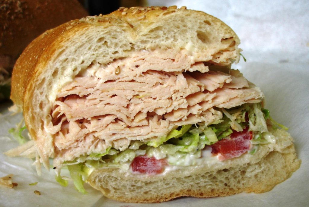 Cold cut sandwich on a Sunday in Polish Hill.
