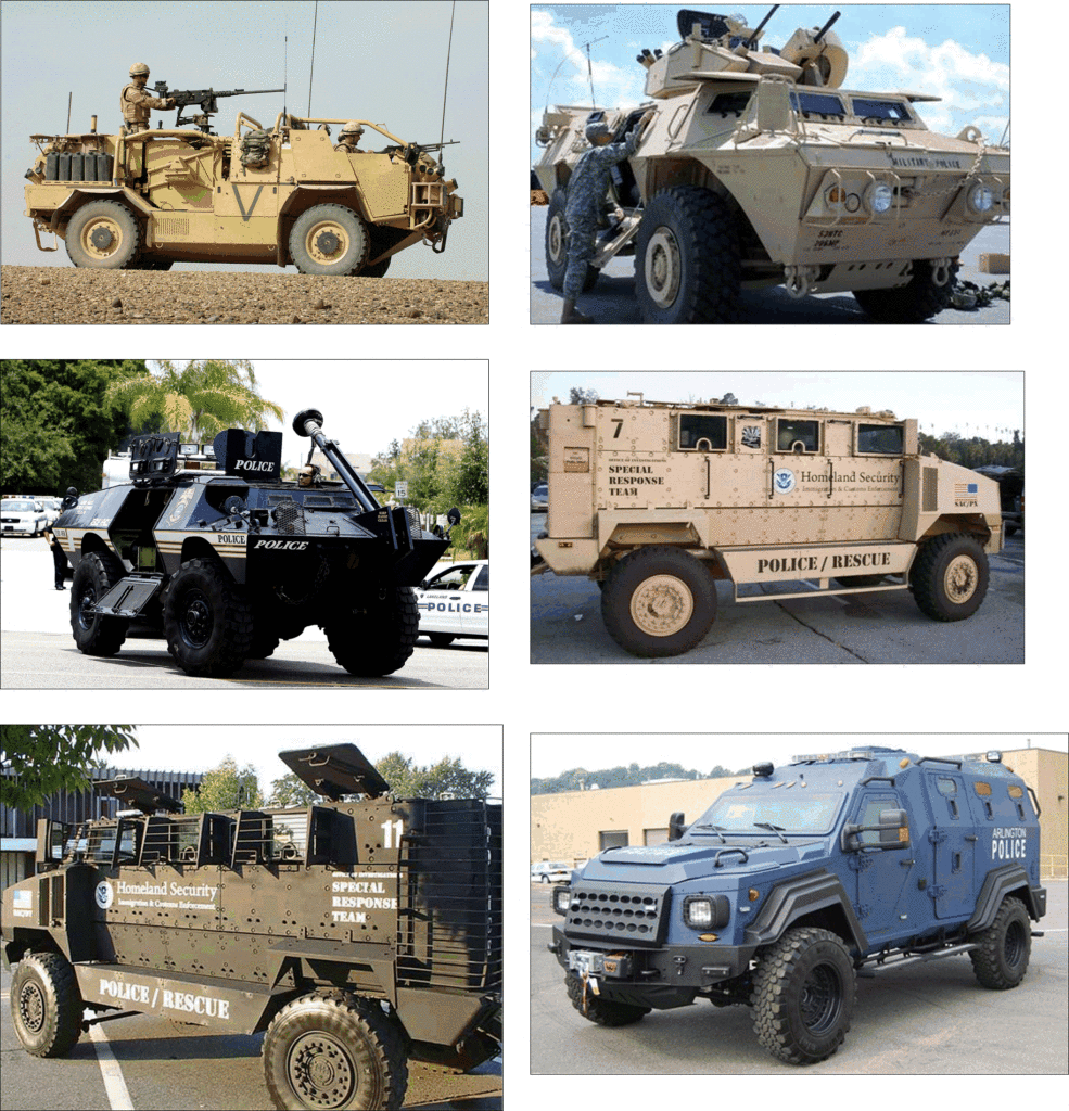 DHS vehicles.