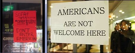 Americans not welcome