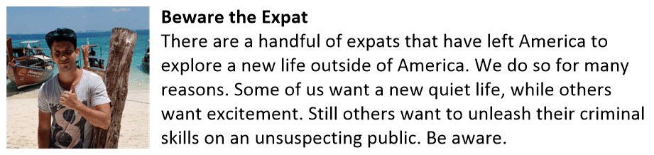 Beware the Expat