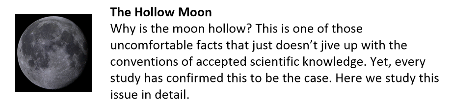 The Hollow Moon