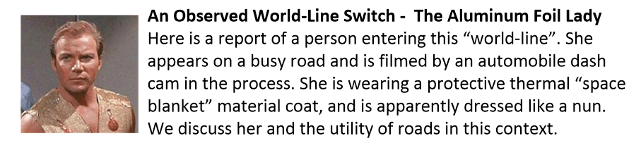 An Observed World-Line switch.
