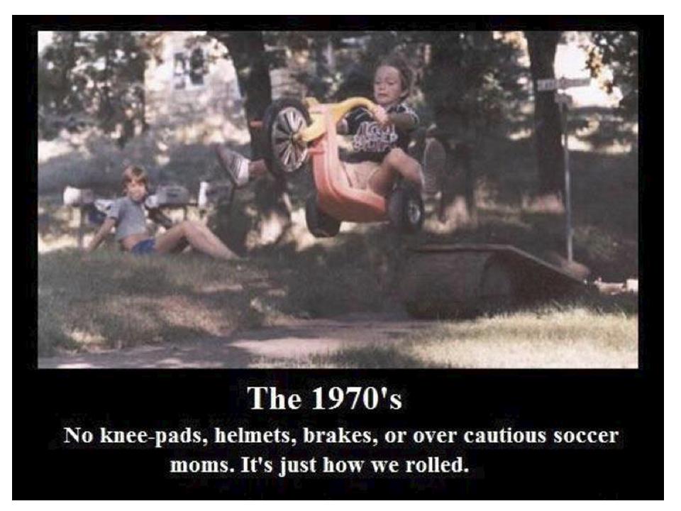 1970's living life.
