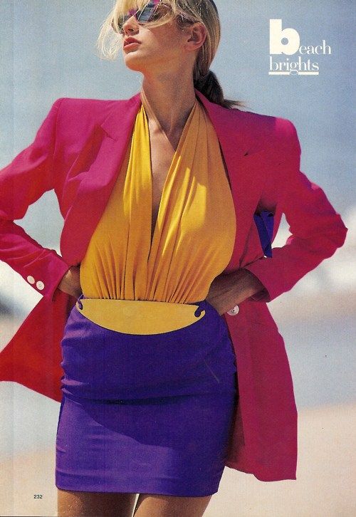 1980's American fashion