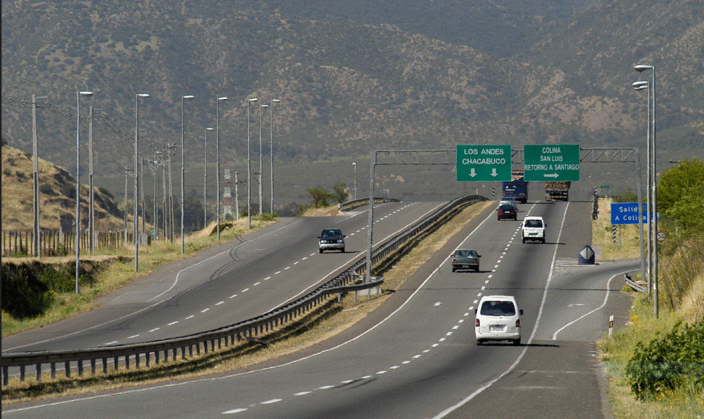 Highway in Chile