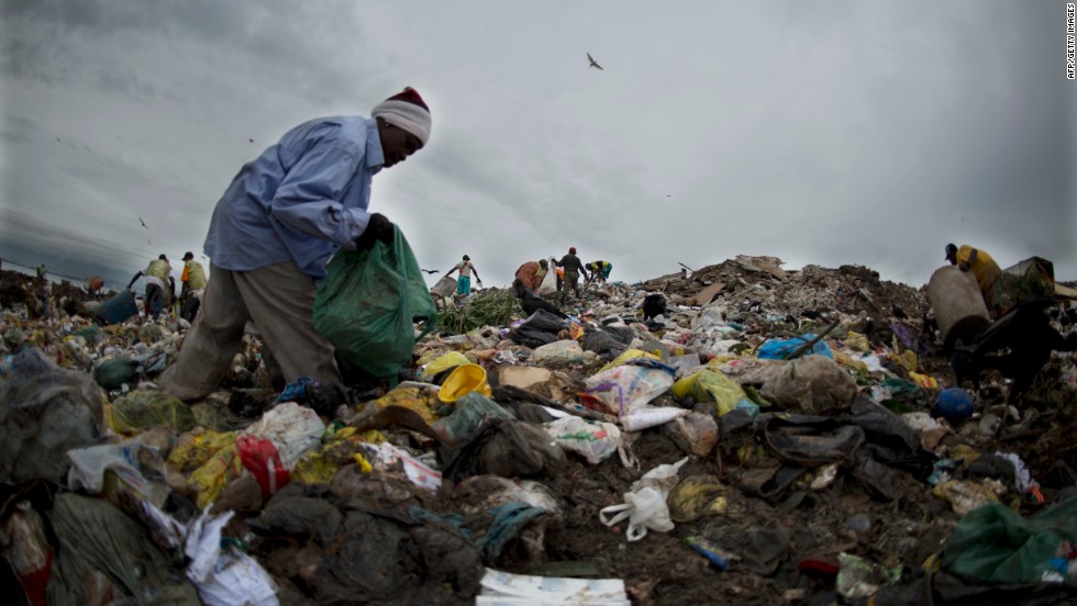 Brazilian garbage dump.
