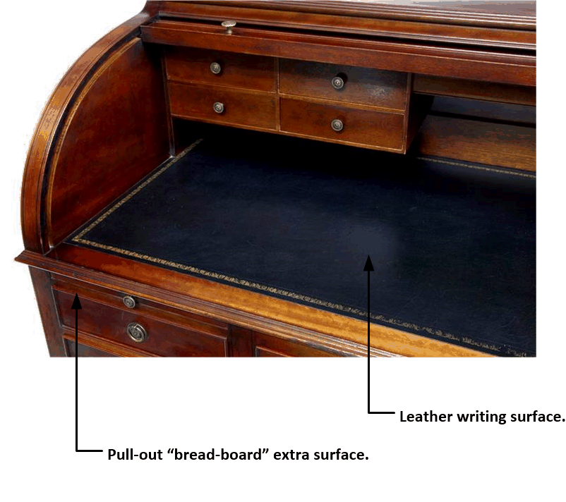 ROLL-TOP DESK definition and meaning