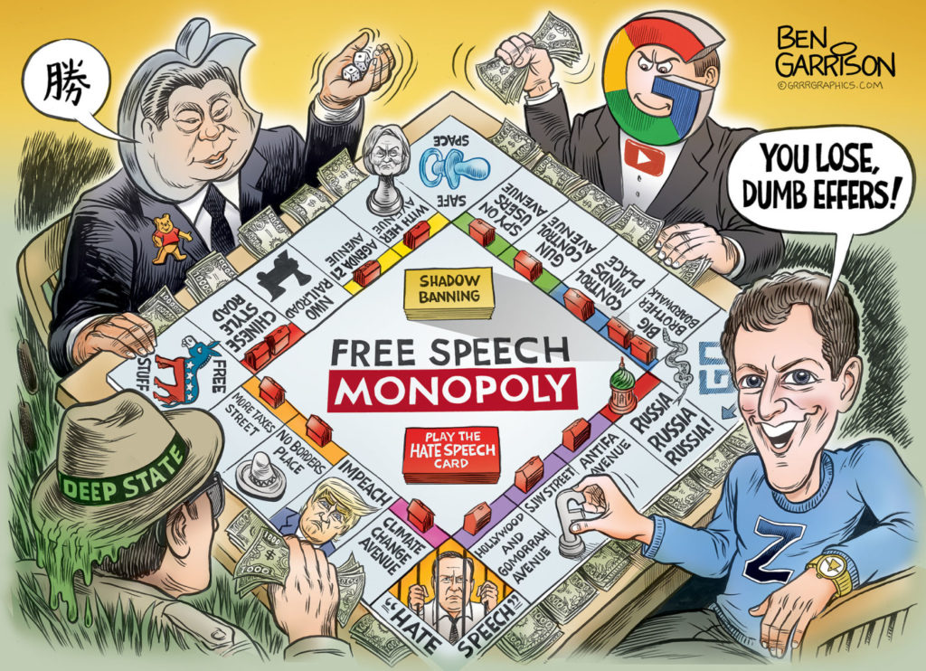 No free speech.