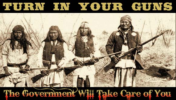 Disarmed Indians.