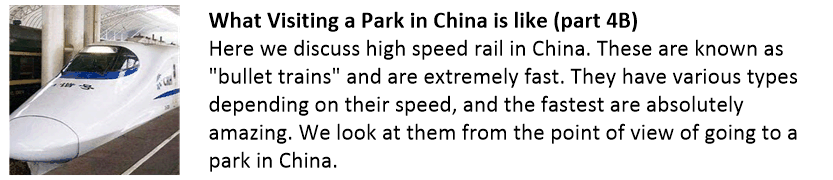 High Speed Rail in China
