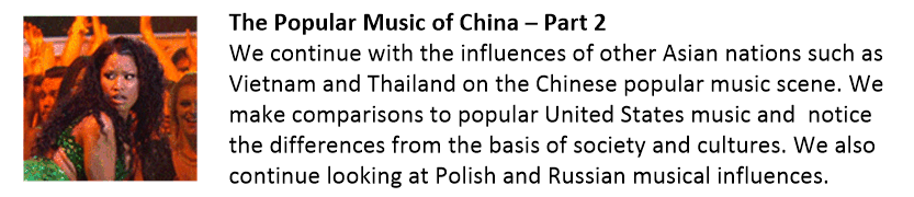 Part 3 -Popular music of China.