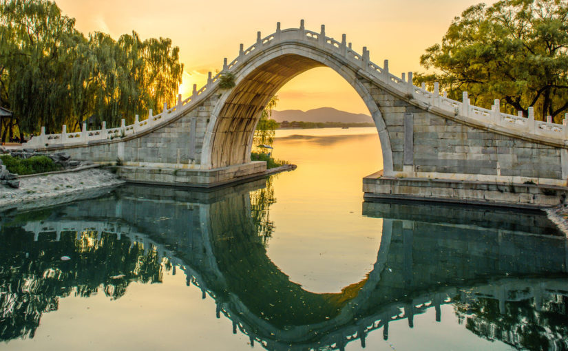 Chinese bridge splash