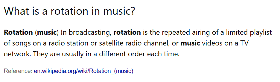 Music Rotation