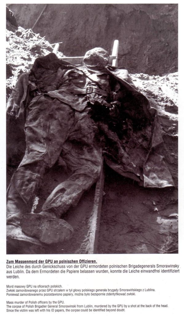 Killed Polish General remains