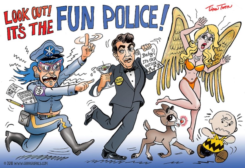 The fun police.