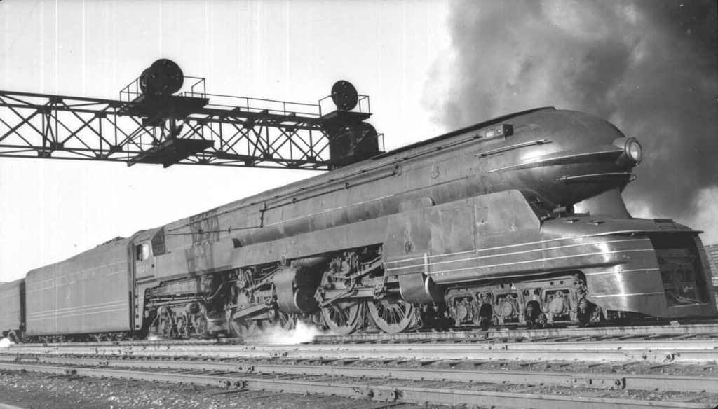 American rail of bygone days.