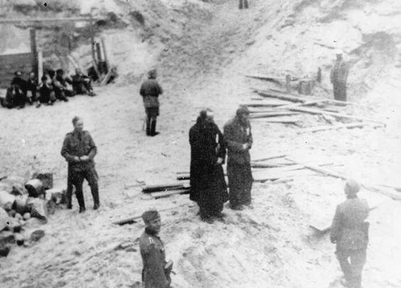 Killing of Jews in Russia.