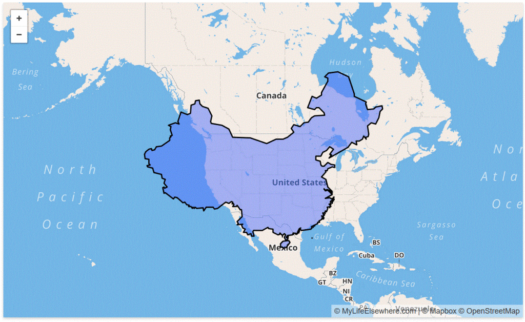 Comparison between two nations.