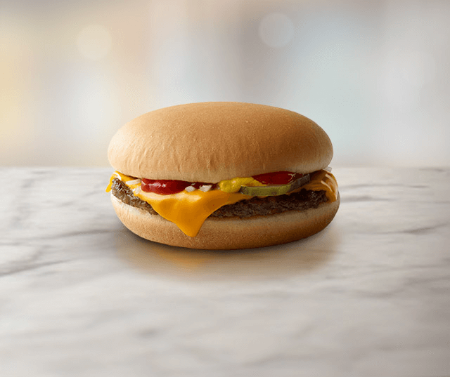 McDonald's burger.