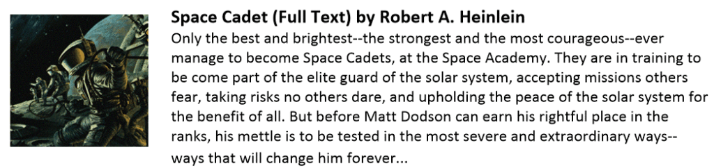Space Cadet (Full Text) by Robert Heinlein