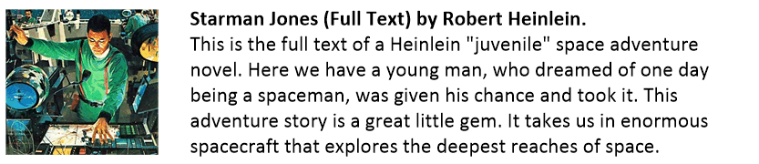 Starman Jones (Full Text) by Robert Heinlein.