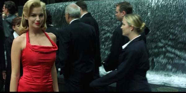 The red dress girl in the movie The Matrix.