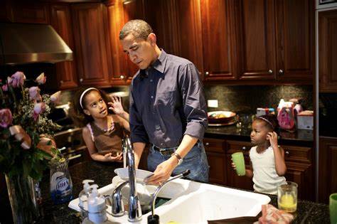 Obama in the kitchen