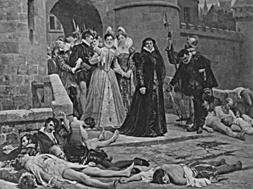 The Huguenots were French Calvinists, active mostly in the sixteenth century. They were persecuted by Catholic France, and about 300,000 Huguenots fled France for England, Holland, Switzerland, Prussia, and the Dutch and English colonies in the Americas. The battle between Huguenots and Catholics in France also reflected fights between noble houses.