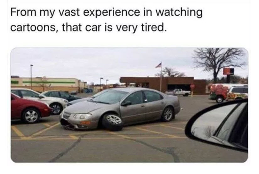 Tired Car