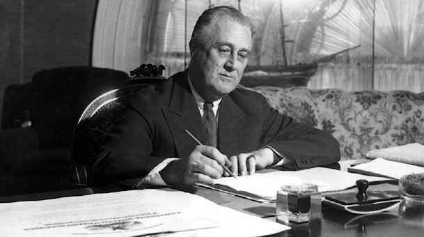 FDR implemented the New Deal.