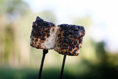 Burnt marshmallows