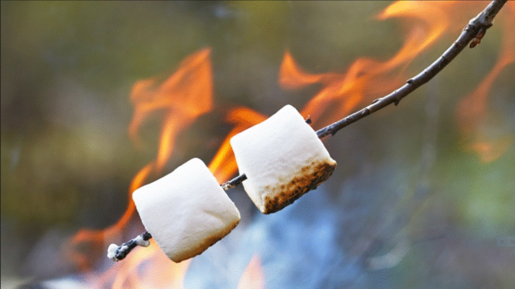 The more complex and complicated method of cooking marshmallows.