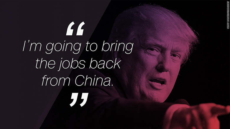 Donald Trump is going to bring American jobs back to America.