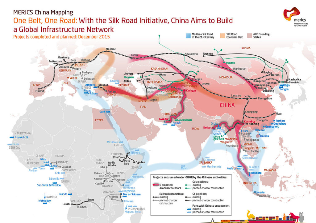 The Belt and Road Initiative is a grand plan to connect Asia with Europe and Africa in a monumental trade and infrastructure network. Aimed at promoting prosperity for countries across the world, it was proposed by the Chinese President Xi Jinping in 2013.  China calls it a "modern Silk Road" with plans to build six major economic corridors generating hundreds of thousands of jobs.  Apart from free trade, the plan would provide opportunities for peace and inclusiveness, said President Xi at the forum, adding that old models based on rivalry and diplomatic power games should be abandoned, reported Reuters.