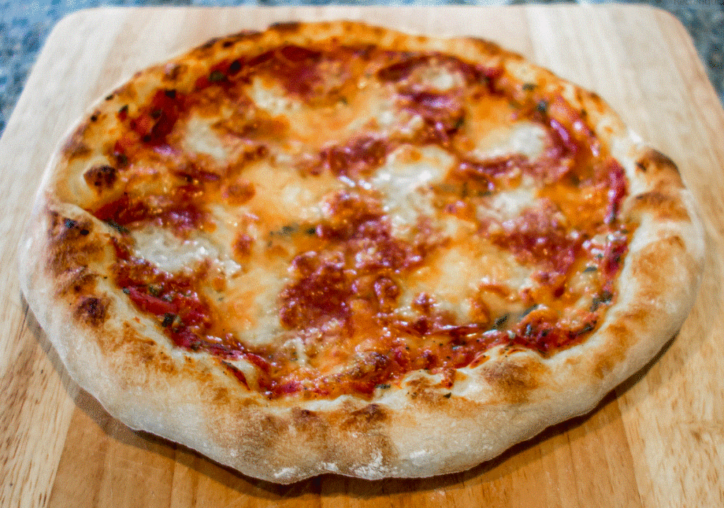 Making real pizzeria style pizza at home has always been very tough to do. The reason has been it’s not possible to get a home oven to the same temperature as a commercial pizza oven, but that doesn’t matter. 