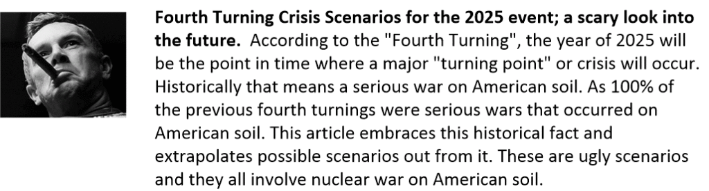 2025 - the Fourth Turning Crisis - A nuclear response