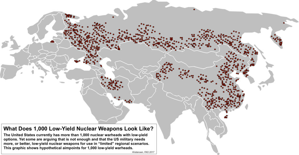 This map should scare the living Dejesus out of you. It shows how Washington DC and the political establishment views the use of low-yield nuclear weapons against Asia in the assumption that no one would strike back.