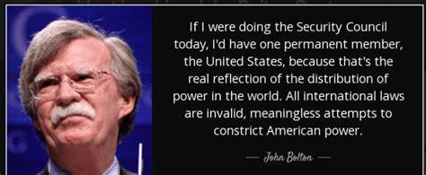 Evil neocon John Bolton.