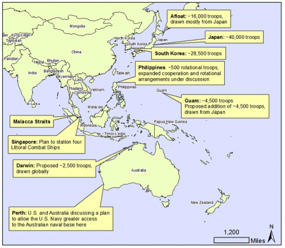  John Reed at Foreign Policy describes “how the U.S. is encircling China with military bases.”
