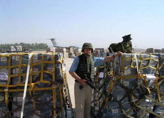 Pallets of US currency arriving in Iraq. Source: US Congress, House Committee on Government Reform.