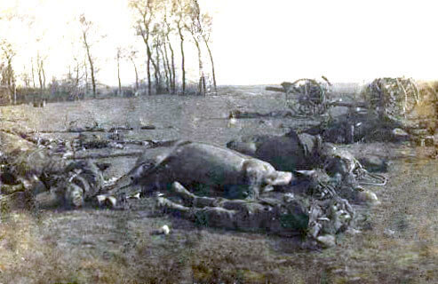 Dead horses, men and blood were everywhere. The survivors fled. Leading vast areas of Poland undefended. 