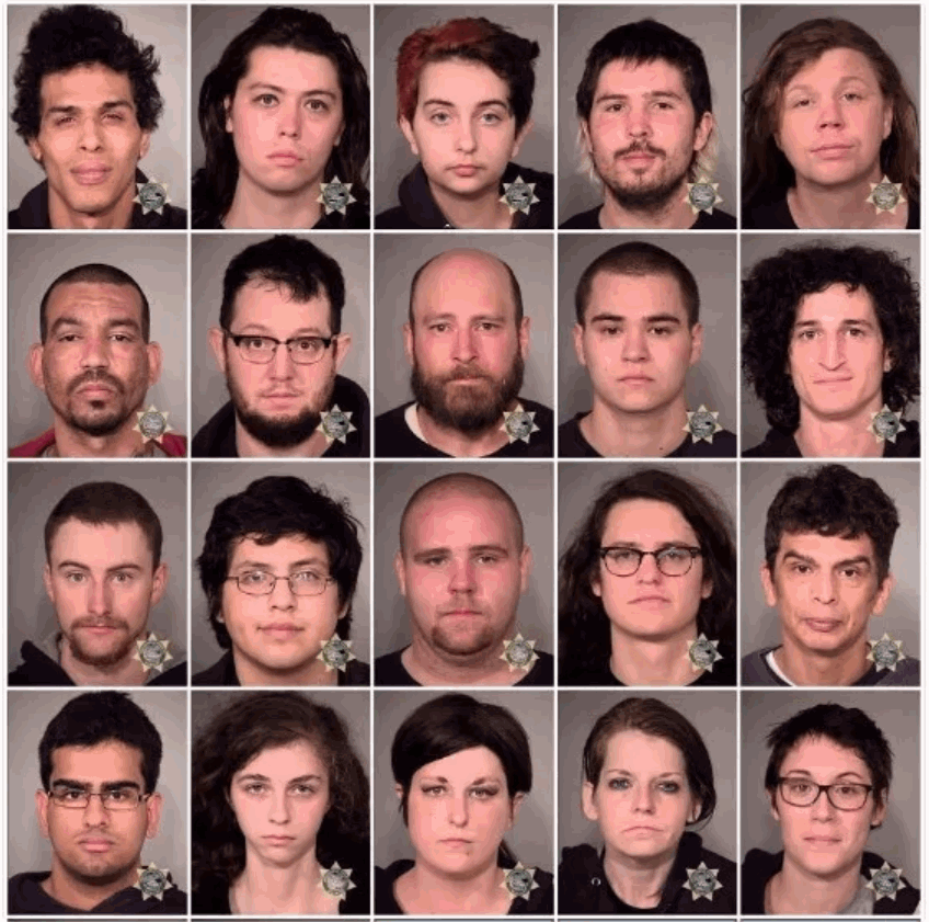 Antifa supporters have complained about the Berkeley Police Department posting mugshots on Twitter of the 20 people who were arrested on Sunday when protesters attacked police and city vehicles during a march by conservative groups.

Berkeley PD has refused to remove their tweets that included booking photos, names, ages, hometowns, and crimes alleged to have been committed by the arrestees, Newsweek reported.

In a press release posted on Sunday evening, the police department said the list of people arrested at the protest was only “partial” and said police were still working to confirm the identities of some of those who had been arrested.