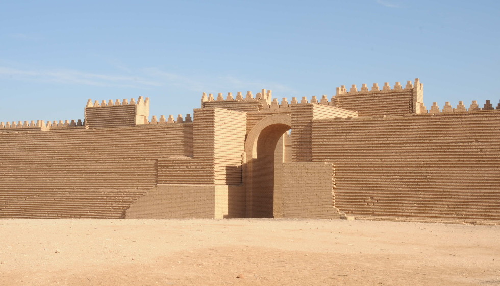 The walls of Bagdad.