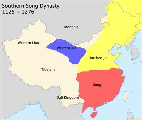 At the time of the Mongol  siege of Kaifeng, China was roughly divided between three empires, the  Xi Xia, the Jurchen Jin, and the Song. 