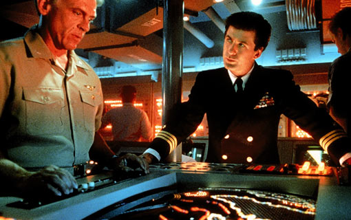 The Hunt for Red October is a 1990 American submarine spy-thriller film directed by John McTiernan, produced by Mace Neufeld, and starring Sean Connery, Alec Baldwin, Scott Glenn, James Earl Jones, and Sam Neill. The film is an adaptation of Tom Clancy's 1984 bestselling novel of the same name. It is the first installment of the Jack Ryan film series. 